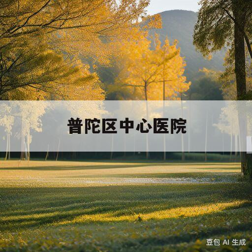 普陀区中心医院(普陀区中心医院官网)