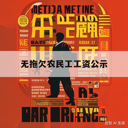 无拖欠农民工工资公示(不拖欠农民工工资的承诺书)